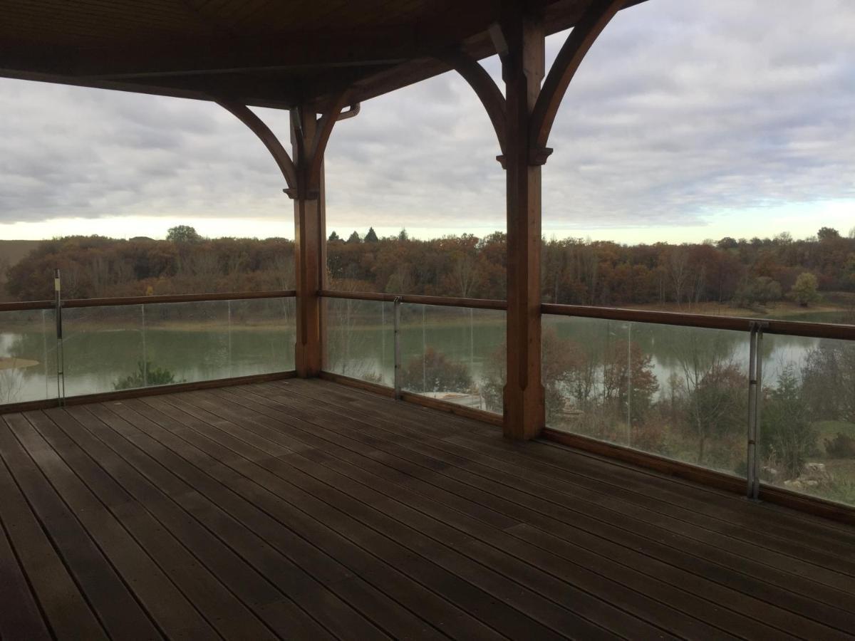 La Decouverte, Jacuzzi, Sauna, Et Terrasse Avec Vue Sur Lac A La Campagne Entre Toulouse Et Auch Catonvielle 外观 照片