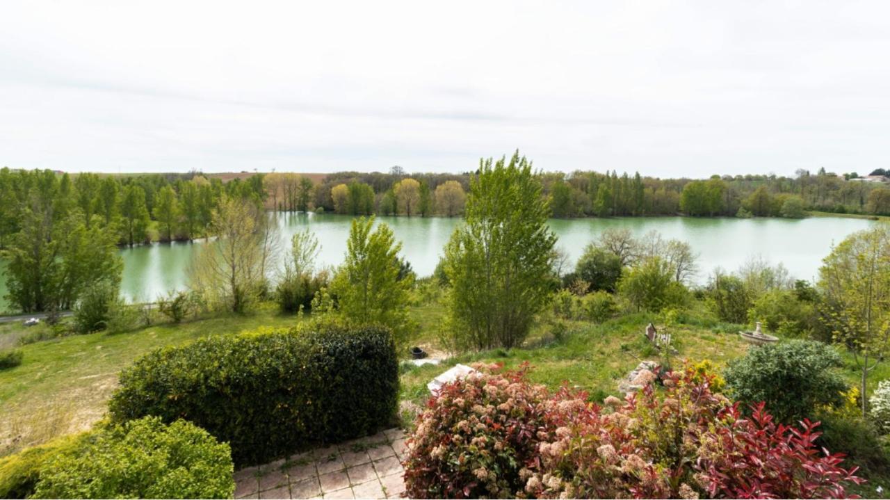 La Decouverte, Jacuzzi, Sauna, Et Terrasse Avec Vue Sur Lac A La Campagne Entre Toulouse Et Auch Catonvielle 外观 照片