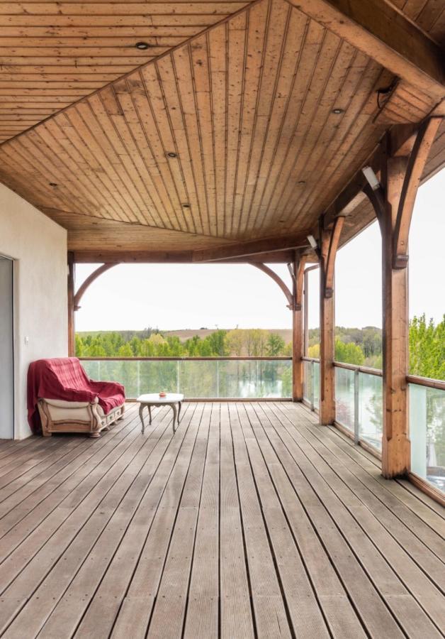 CatonvielleLa Decouverte, Jacuzzi, Sauna, Et Terrasse Avec Vue Sur Lac A La Campagne Entre Toulouse Et Auch别墅 外观 照片